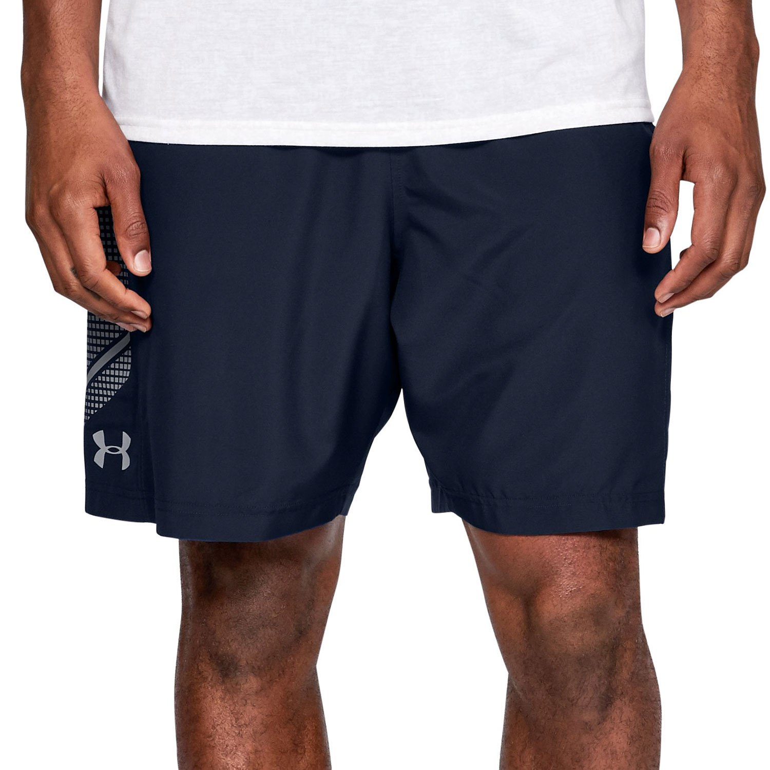 navy under armour shorts