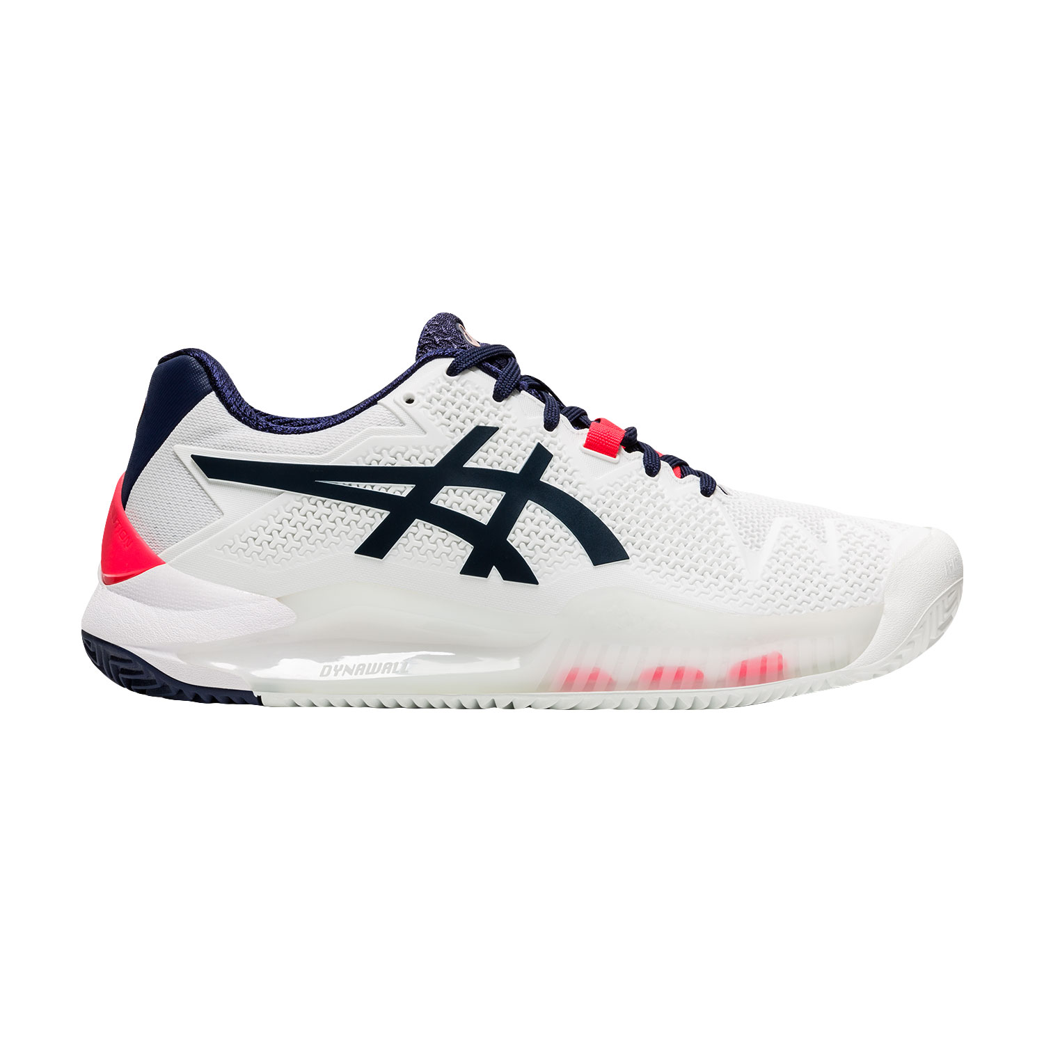 Asics Gel Resolution 8 Clay Zapatillas Tenis Mujer - White