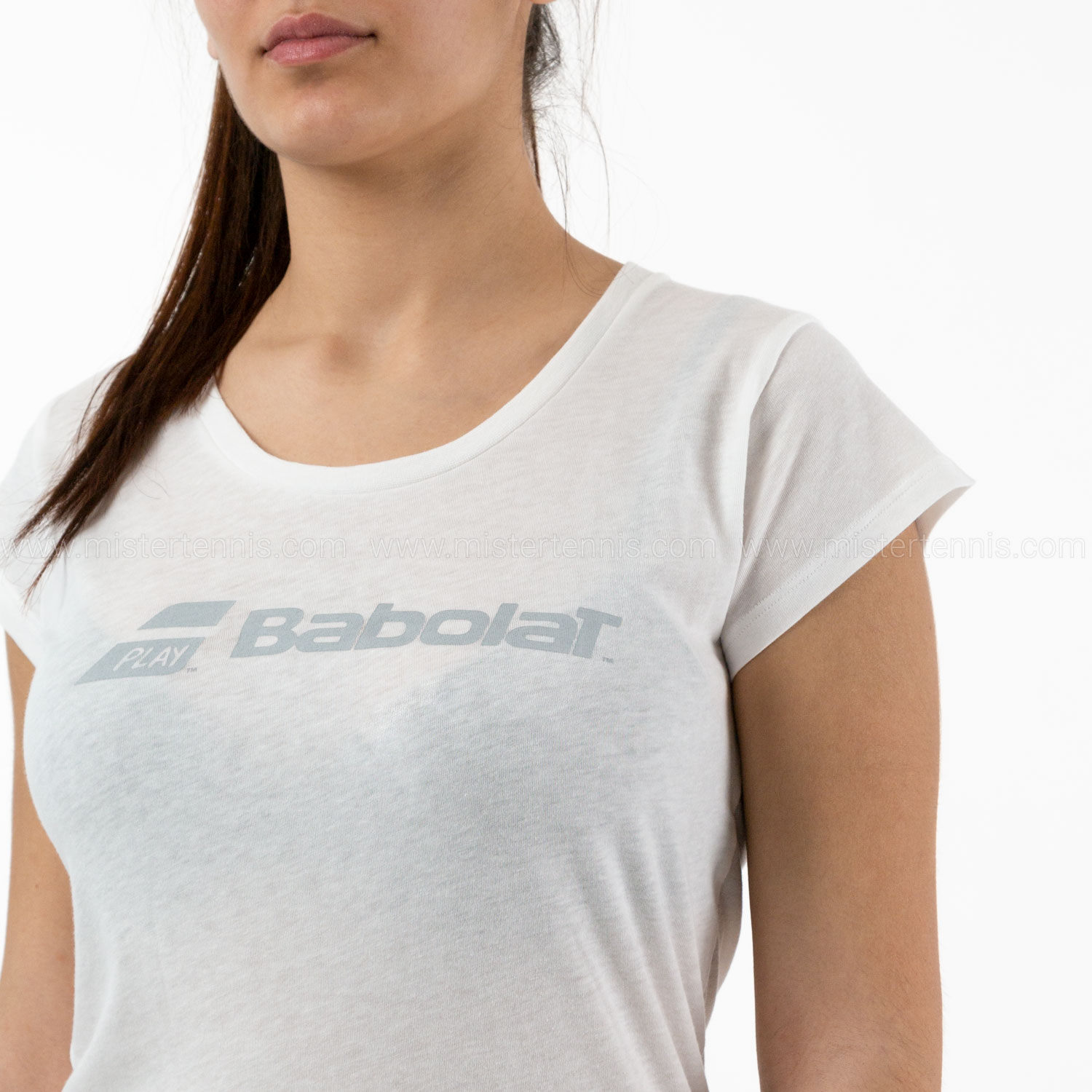 Babolat Exercise Women's Tennis T-Shirt - White
