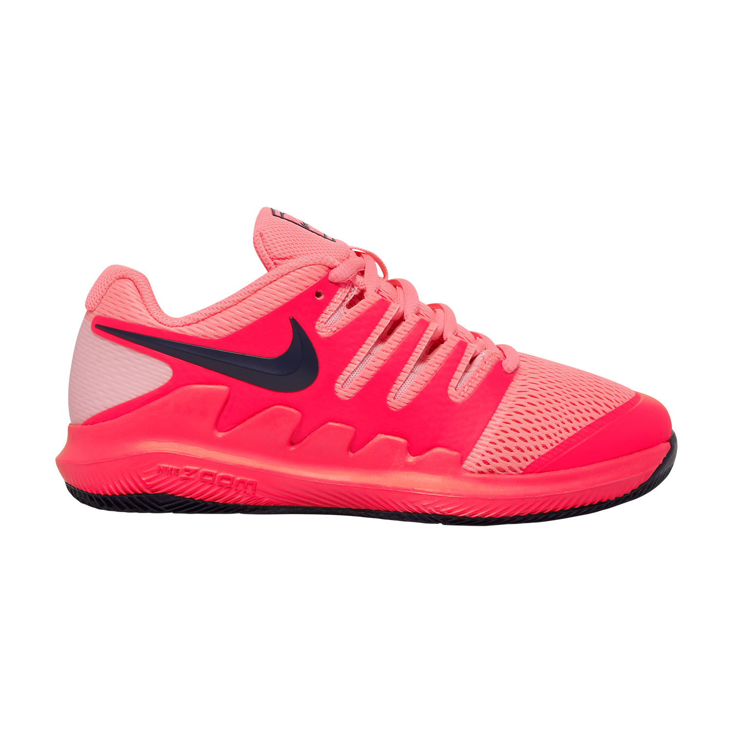 Nike Vapor X Scarpe da Tennis Bambini - Laser Crimson