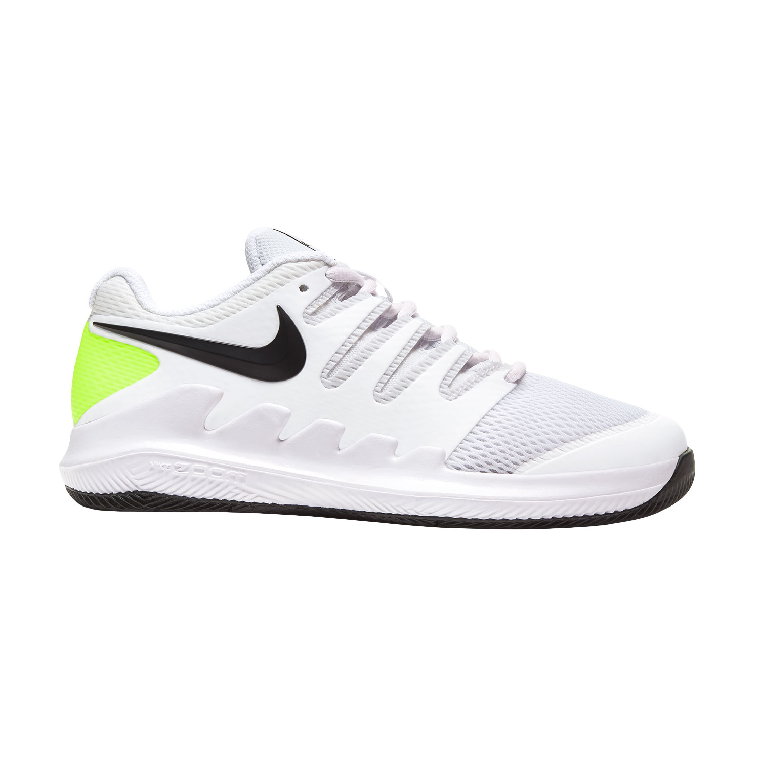 Nike Vapor X Scarpe da Tennis Bambini - White/Black/Volt
