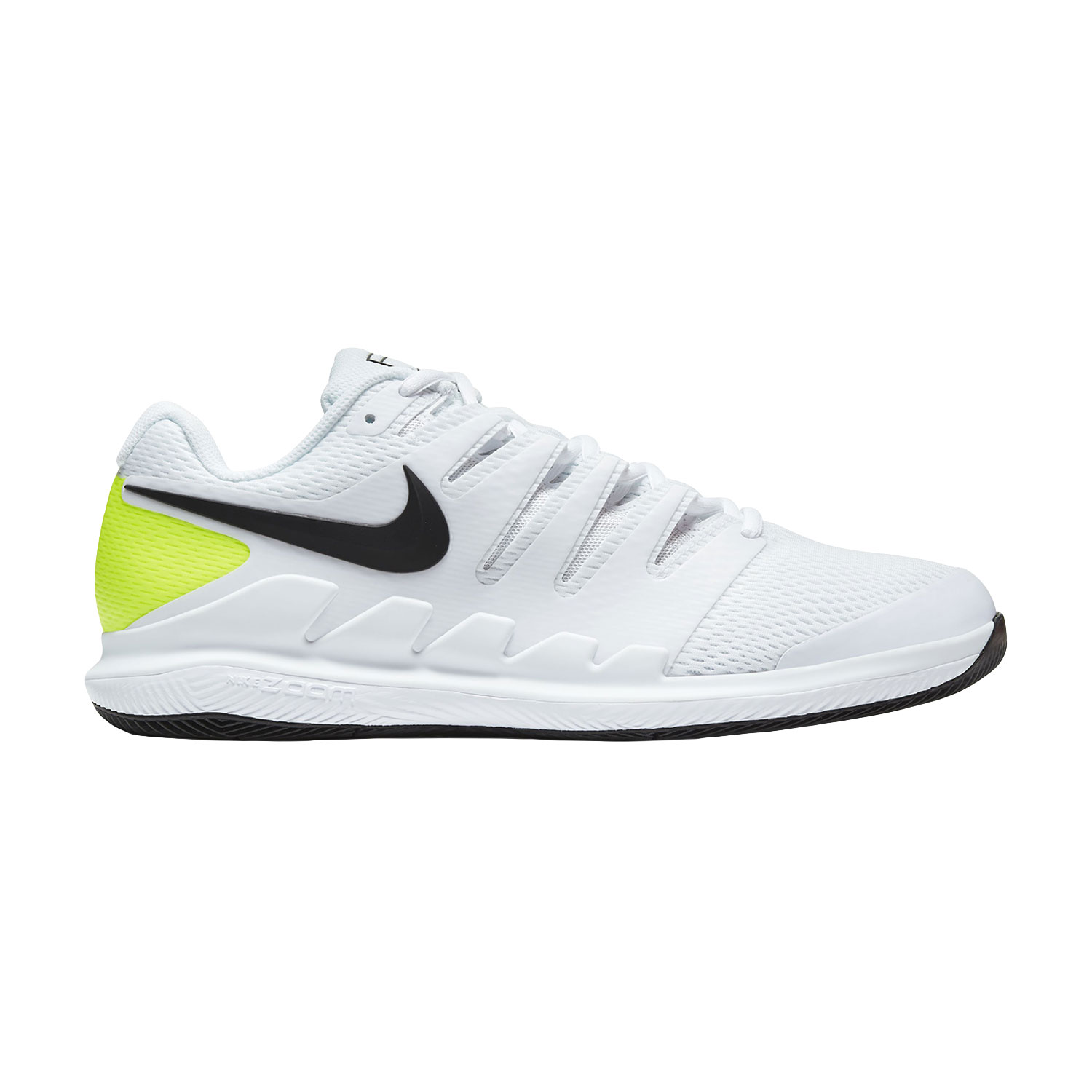 Nike Zoom Vapor X Men's Tennis Shoes - White/Black/Volt