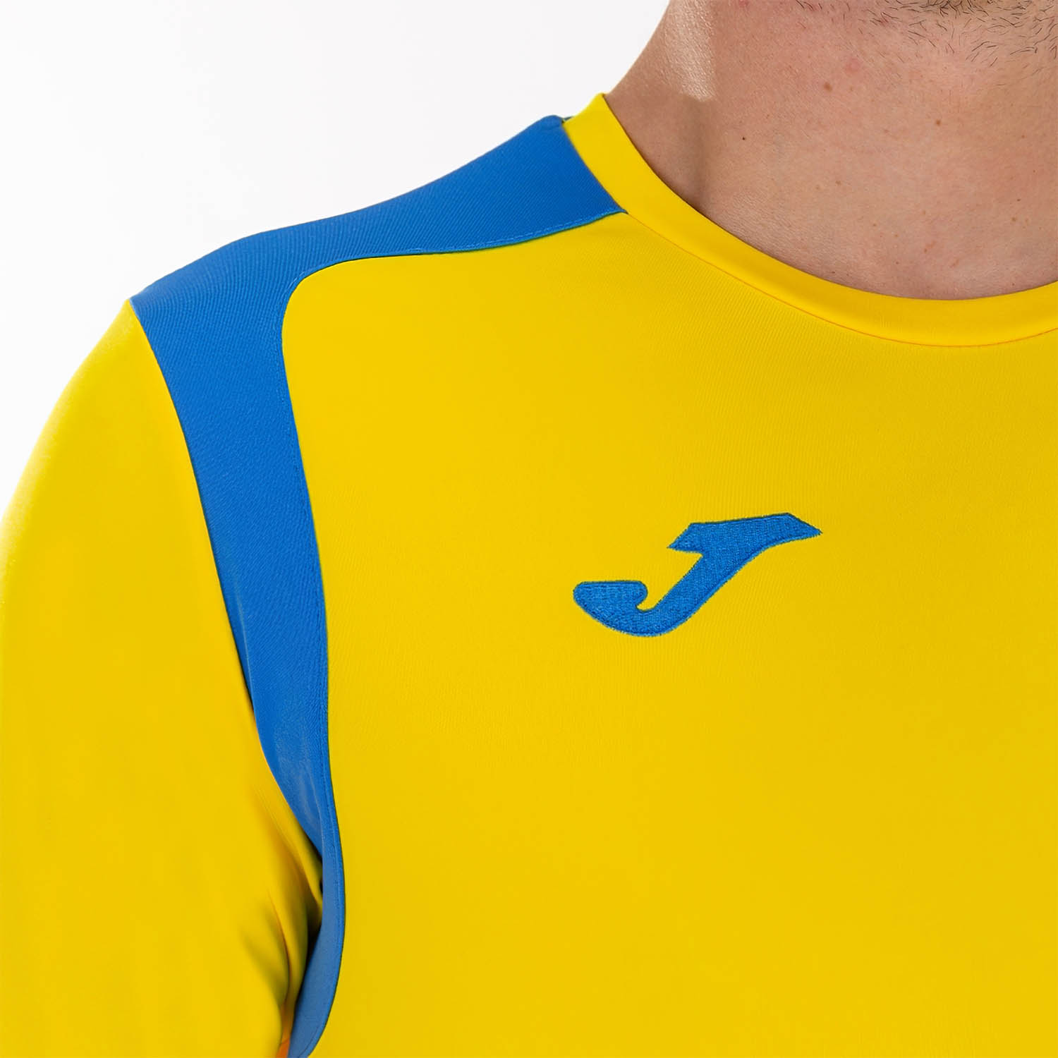 Joma Championship V Camiseta de Tenis Niño - Yellow/Royal