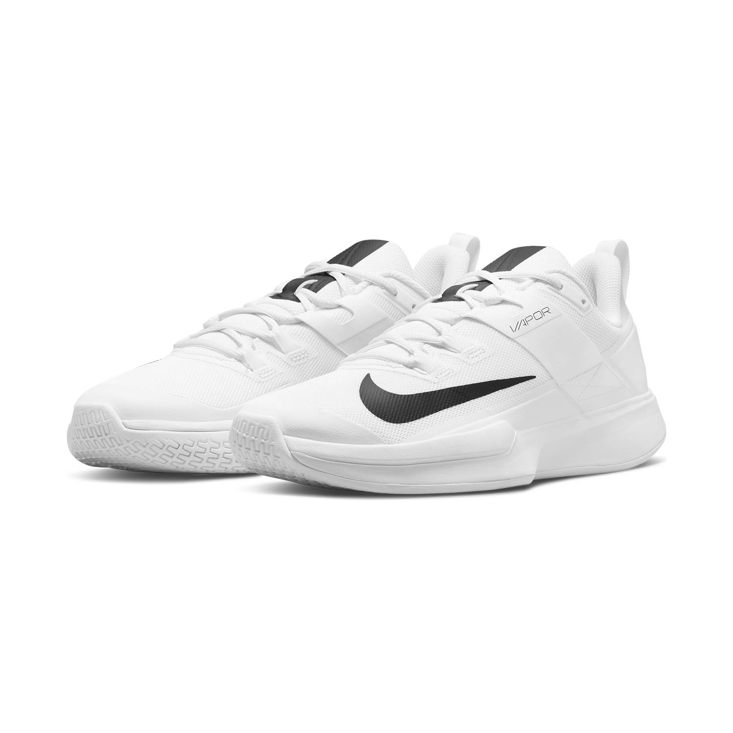 Nike Court Vapor Lite HC Men's Tennis Shoes - White/Black