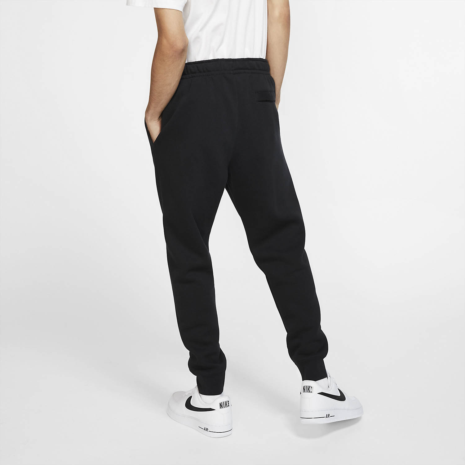 Nike Sportswear Club Men's Tennis Pants - Black/White