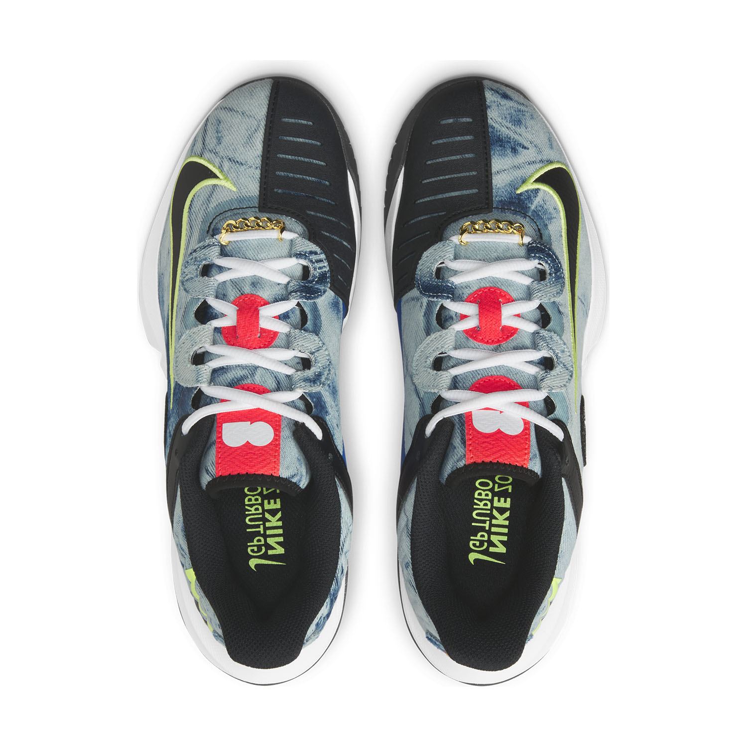 NikeCourt Women`s Naomi Osaka Air Zoom GP Turbo Tennis Shoes Black and  Vivid Sulfur