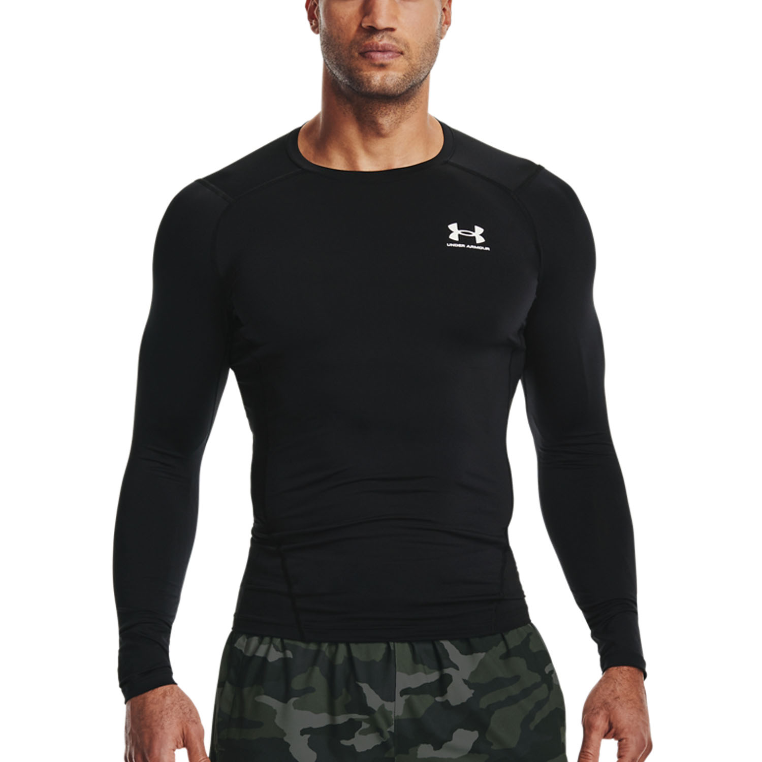 Torpe Reducción de precios ducha Under Armour HeatGear Compression Camisa de Tenis Hombre - Black