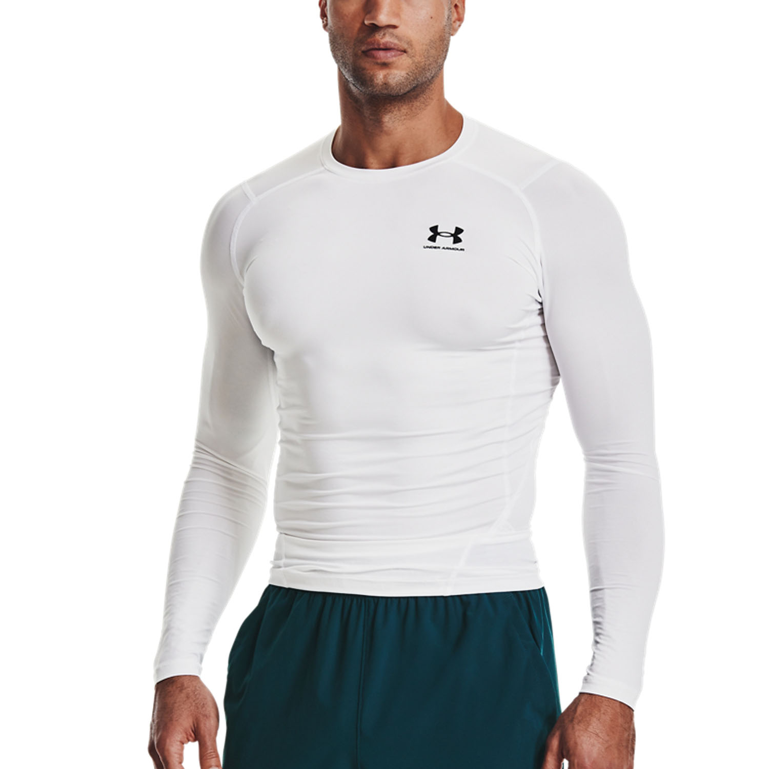 Visión general pago doblado Under Armour HeatGear Compression Camisa de Tenis Hombre - White