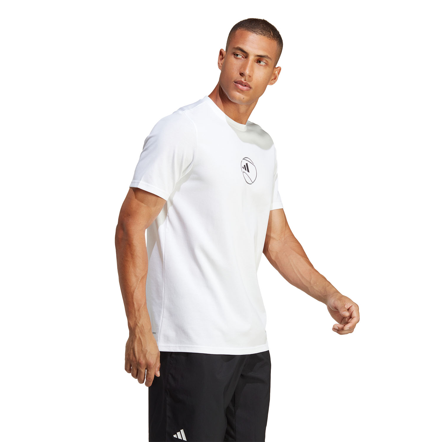 adidas Logo Pint Men\'s - T-Shirt White Tennis