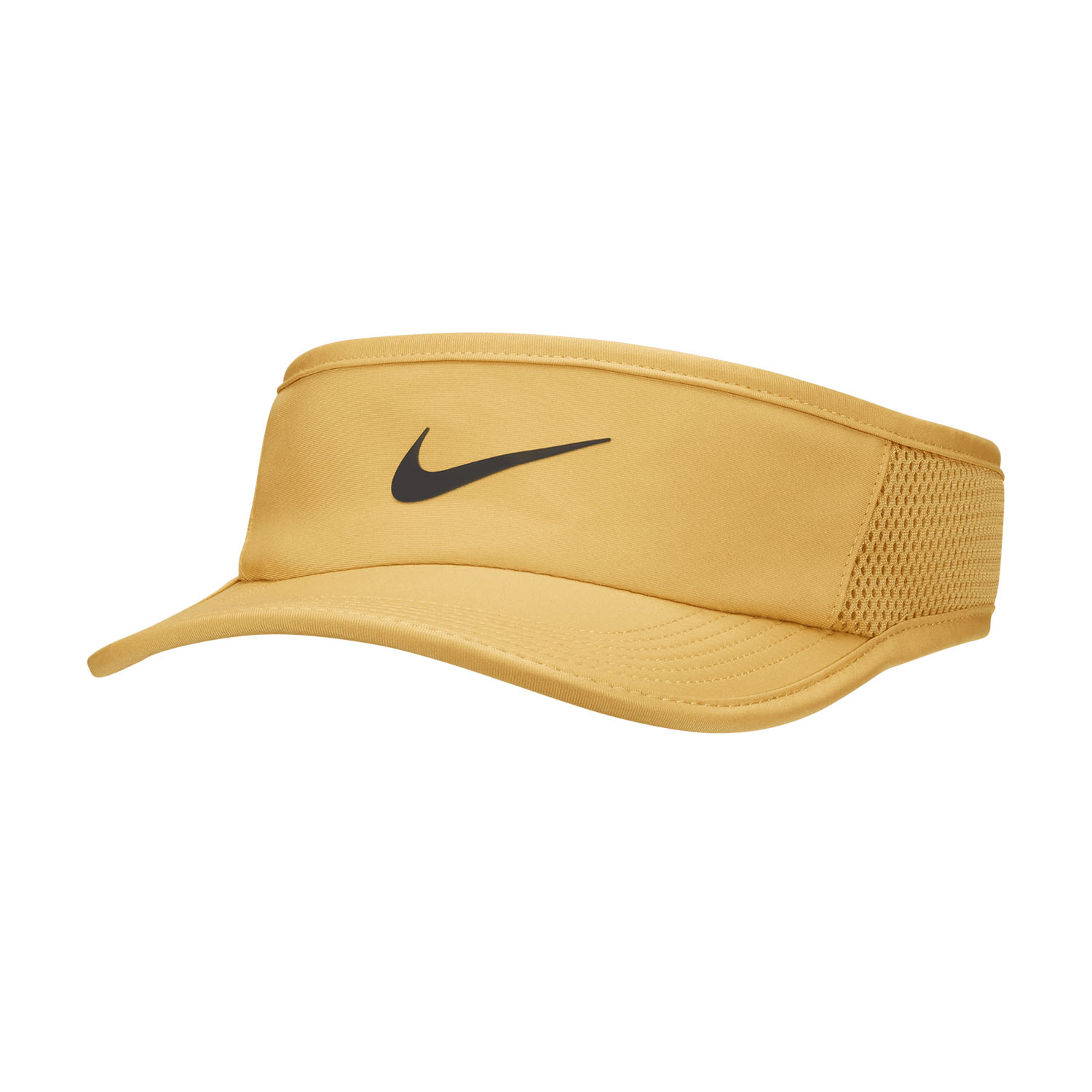 temerario Vigilante Adjunto archivo Nike Dri-FIT Aerobill Visera de Tenis - Wheat Gold/Black