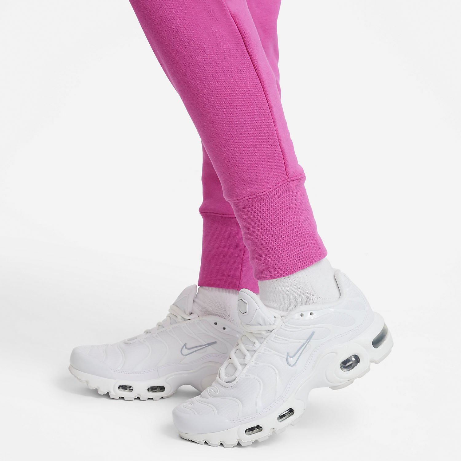 Nike Club Logo Fuchsia/White Girl\'s Active Tennis Pants 