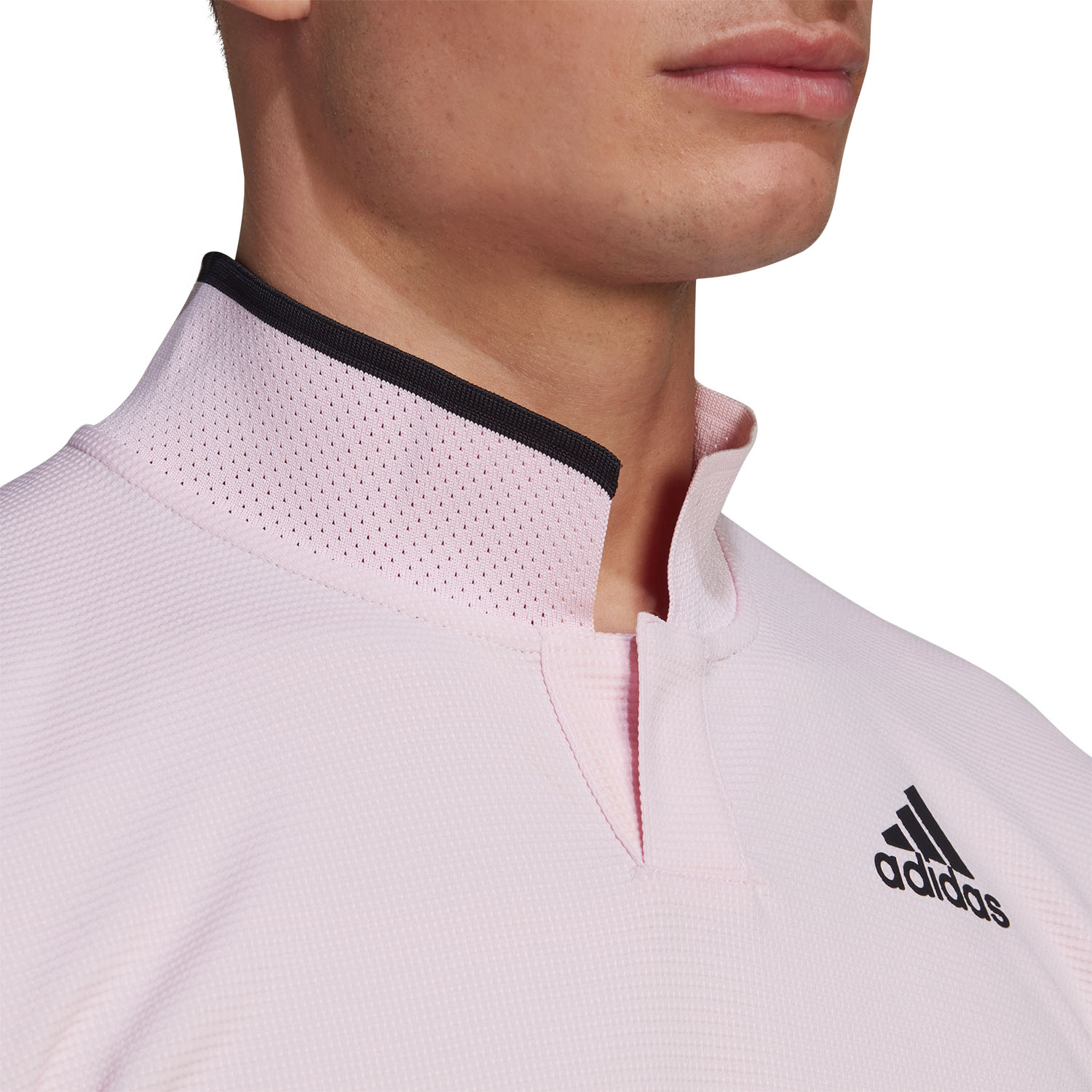 estante fresa Avenida adidas US Open Series Polo de Tenis Hombre - Clear Pink