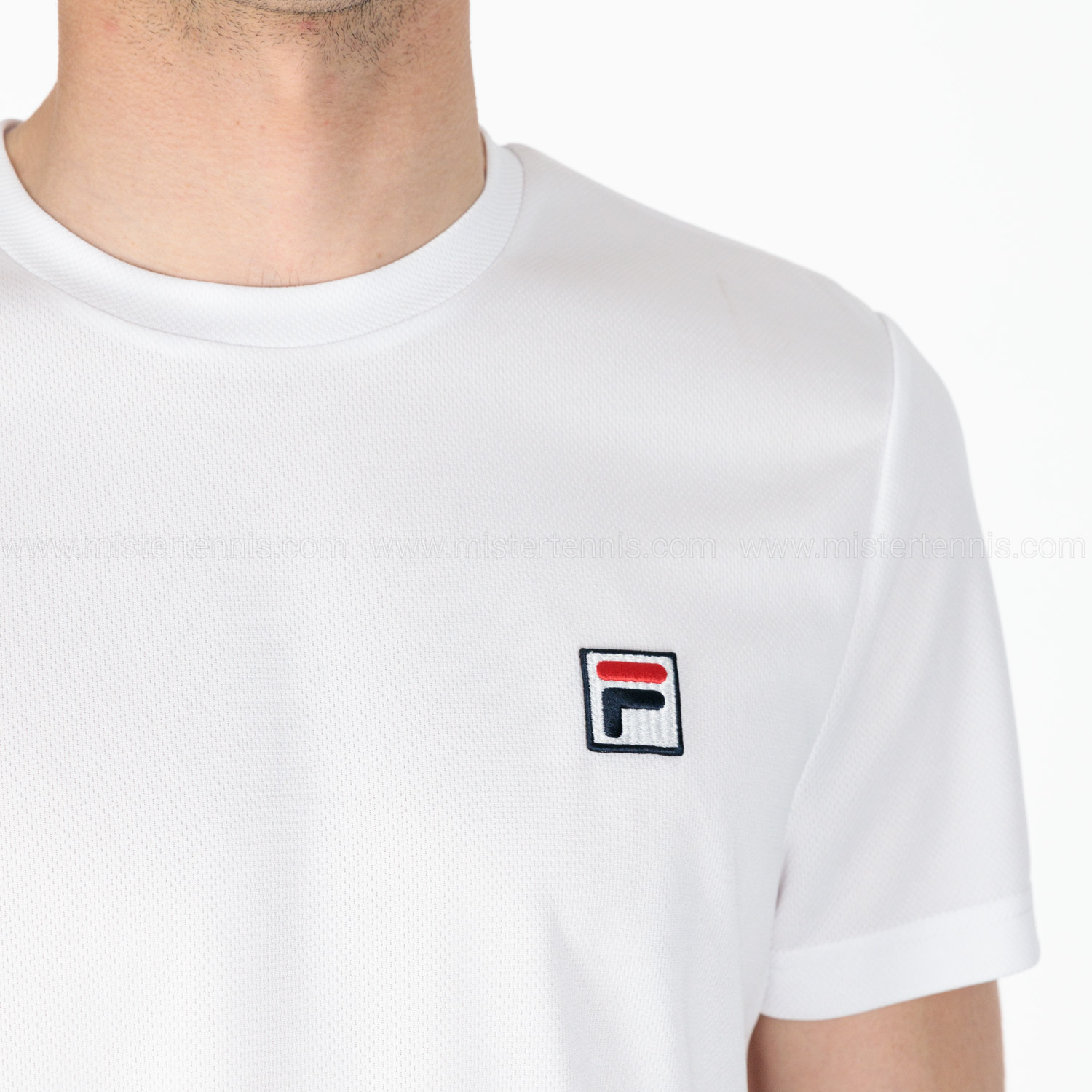 Fila Dani Men's Tennis T-Shirt White - MisterTennis.com
