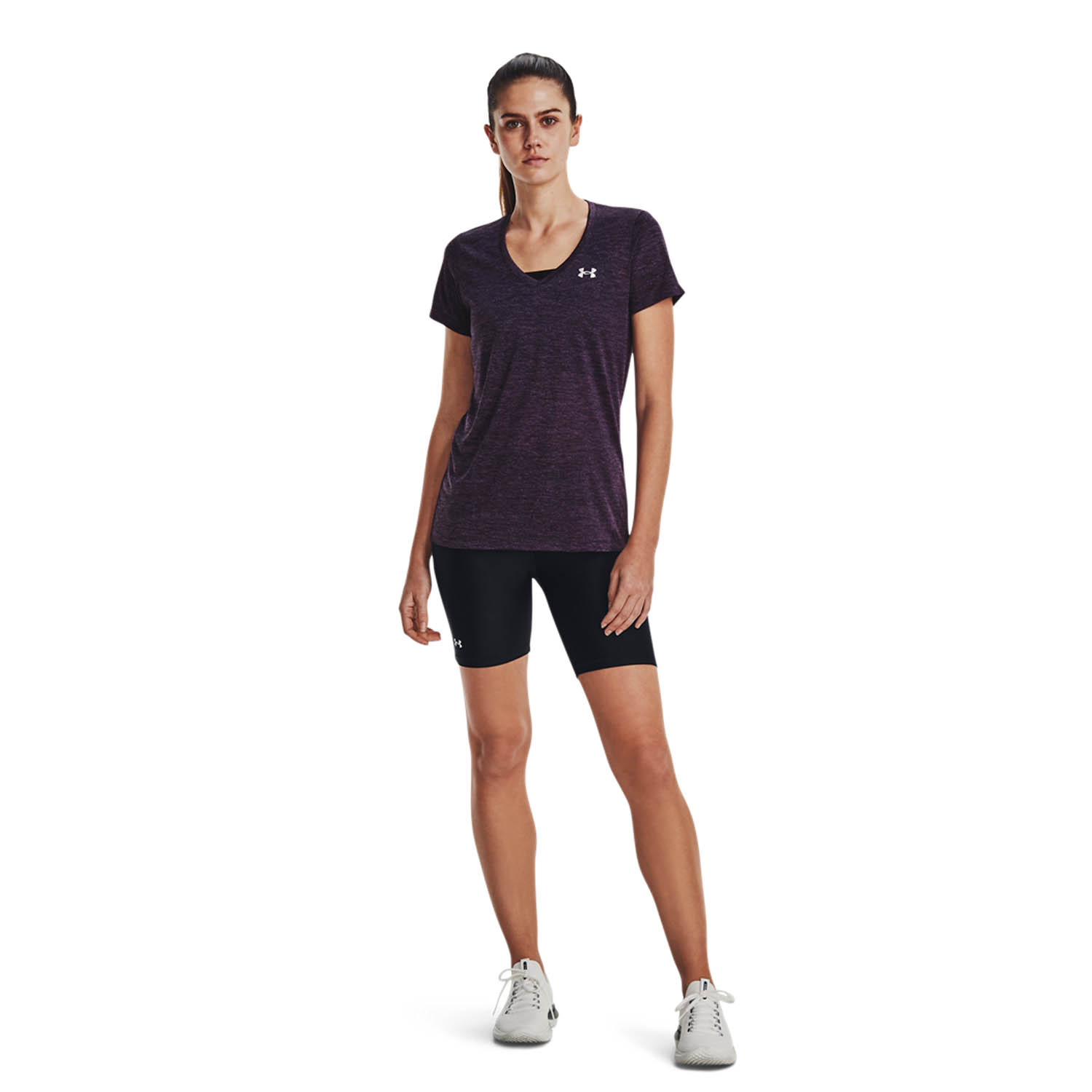 Under Armour Tech Twist Women's Tennis T-Shirt - Tux Purple