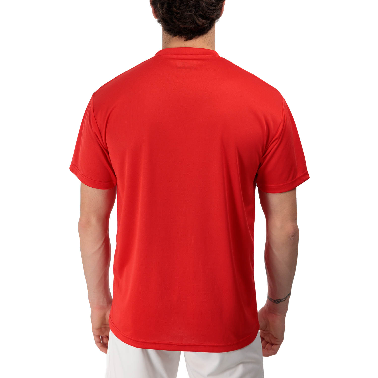 Yonex Club Men's Tennis T-Shirt - Sunset Red