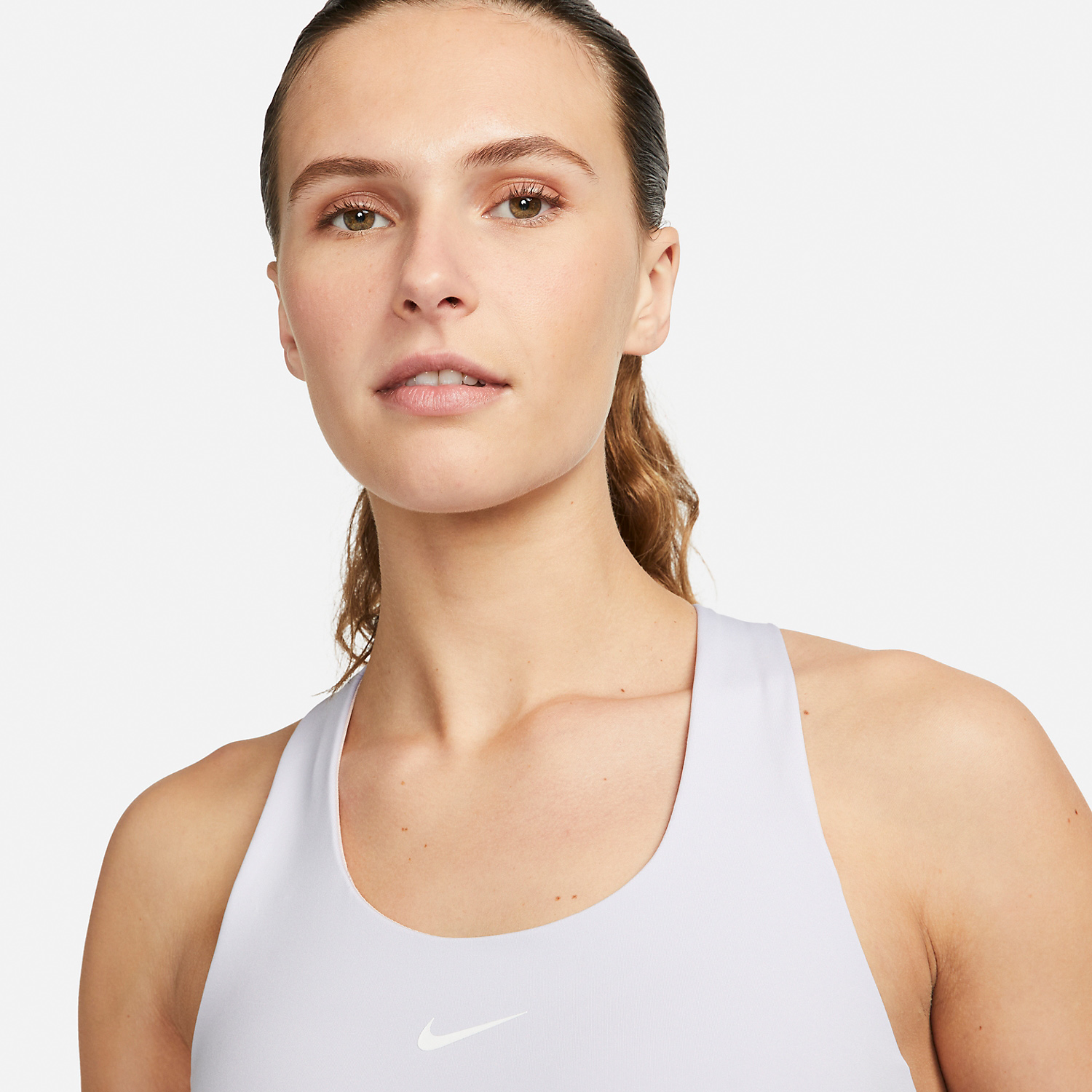 Nike Dri-FIT Swoosh Women's Tennis Tank - Oxygen Purple/White