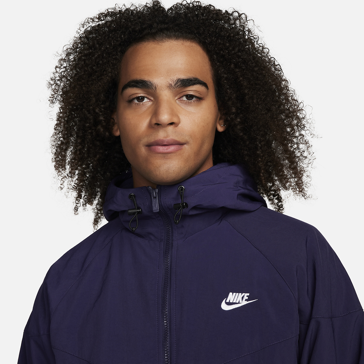 Nike Windrunner Winter Men's Tennis Jacket - Purple Ink/White