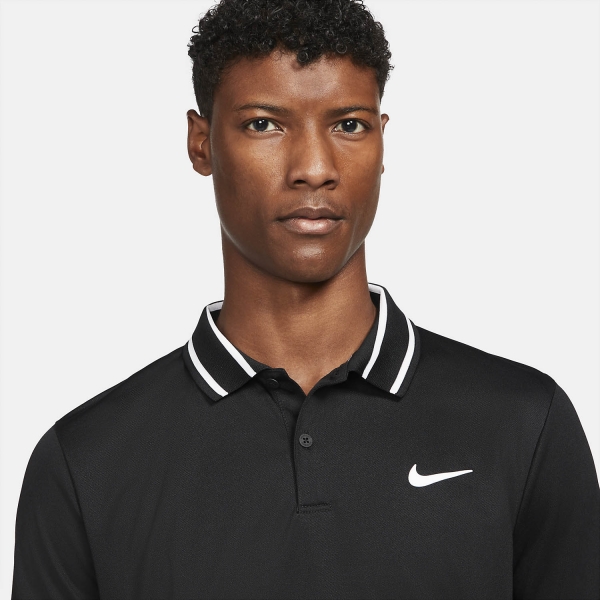 zeven Frons Ontkennen Nike Court Dri-FIT Victory Men's Tennis Polo - Black/White