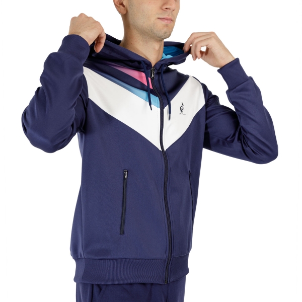 Giacche da Tennis Uomo Australian Australian Lines Jacket  Blu Cosmo  Blu Cosmo TEUGC0004842