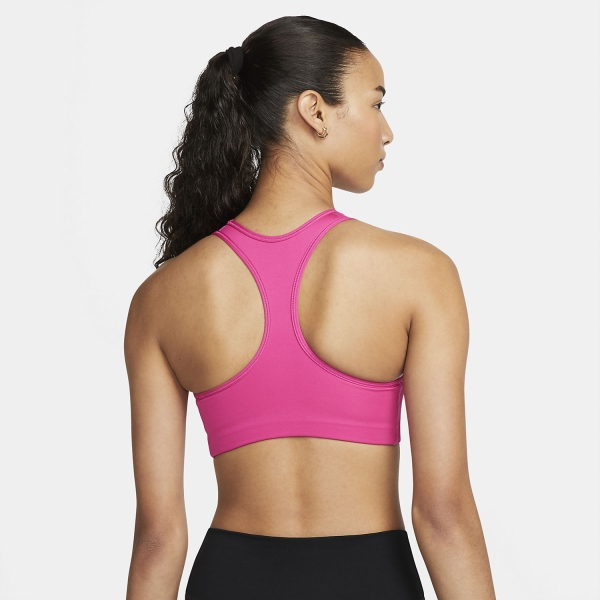 Nike Swoosh Women's Sports Bra - Active Pink/White