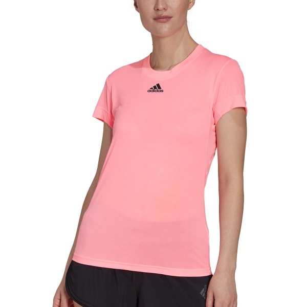 Magliette e Polo Tennis Donna adidas adidas Freelift Court TShirt  Beam Pink  Beam Pink HP0728