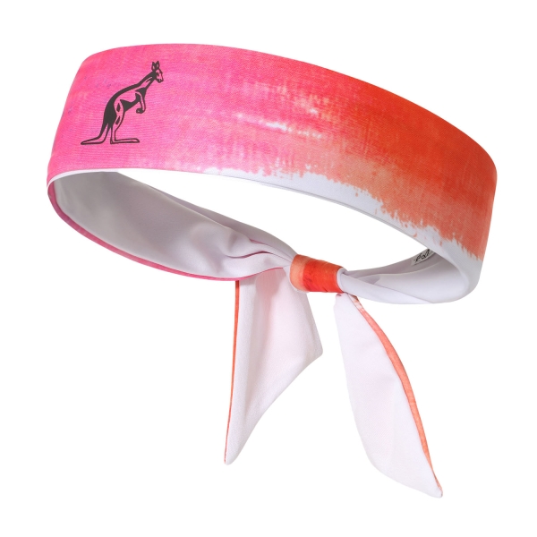 Fasce Tennis Australian Australian Ace Blaze Headband  Bianco/Rosa  Bianco/Rosa TEXFA0009002