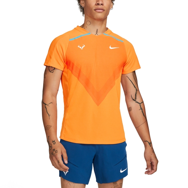 Nike Dri-FIT ADV Rafa Men's T-Shirt - Vivid Orange/White