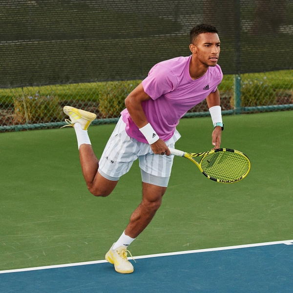 Digno Yo Salvaje adidas New York Men's Tennis T-Shirt - Semi Pulse Lilac