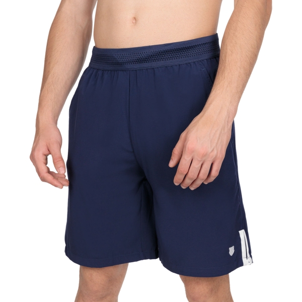 Precies monster touw K-Swiss Core Team 8in Men's Tennis Shorts - Navy