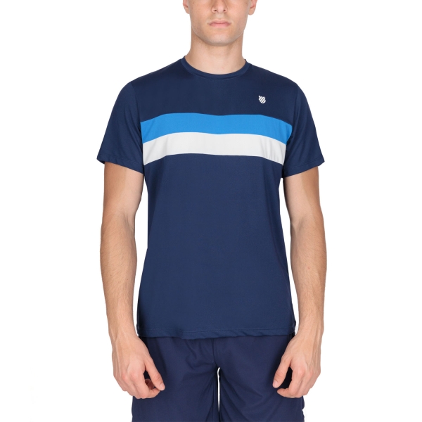 Maglietta Tennis Uomo KSwiss KSwiss Core Team Camiseta  Navy  Navy 104923400