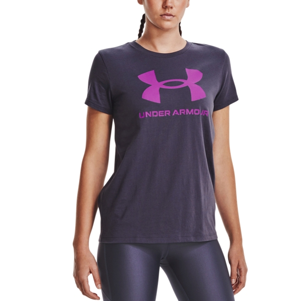 Under Armour Sportstyle Women's Tennis T-Shirt - Tempered Steel