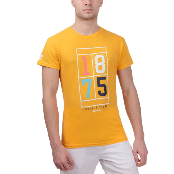 Babolat Lebron Camiseta de Padel Hombre - Orange/Dark Blue