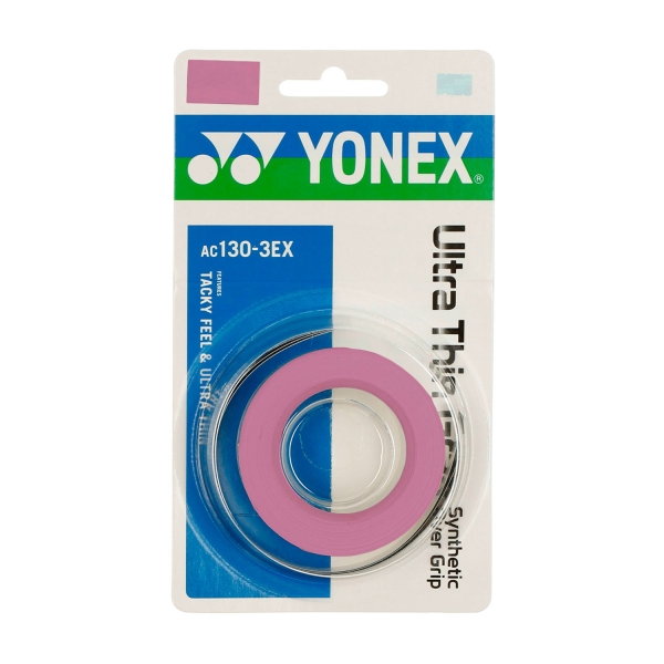 Sobregrip Yonex Ultra Thin Grap Overgrip x 3  Pink AC130EXPK