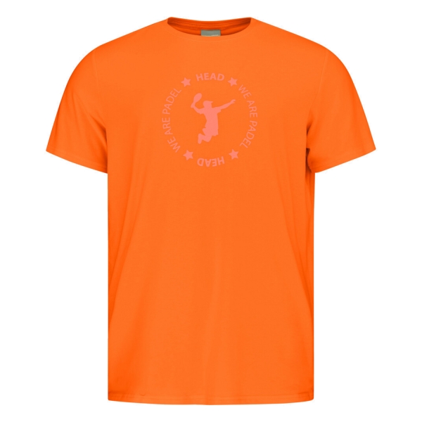 Polo e Maglia Tennis Bambino Head Head Court Camiseta Ninos  Orange  Orange 816253OR