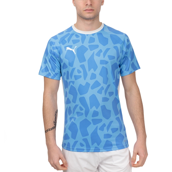 Puma TeamLIGA Graphic Mens Padel T-Shirt - Blue