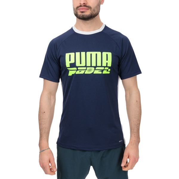 Maglietta Tennis Uomo Puma Puma TeamLIGA Logo TShirt  Blue  Blue 65857806