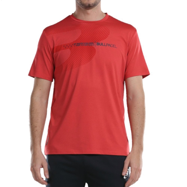 Bullpadel Misar Camiseta de Padel Hombre - Uva Tamizado