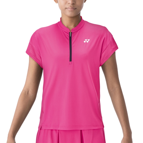 Magliette e Polo Tennis Donna Yonex Yonex Tournament Polo  Rose Pink  Rose Pink TWL20696RP