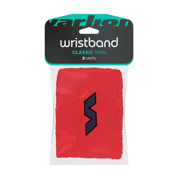 Polsini Tennis Varlion Varlion Classic Small Wristbands  Red/Navy  Red/Navy ACCW232302021