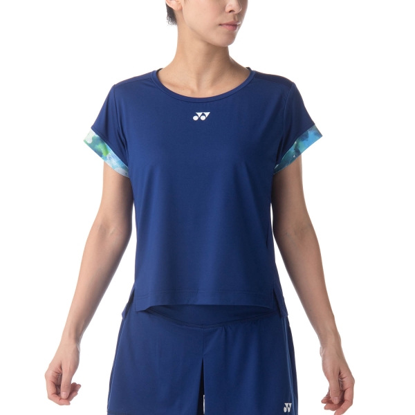 Magliette e Polo Tennis Donna Yonex Yonex Tournament Maglietta  Sapphire/Blue  Sapphire/Blue TWL20698SB