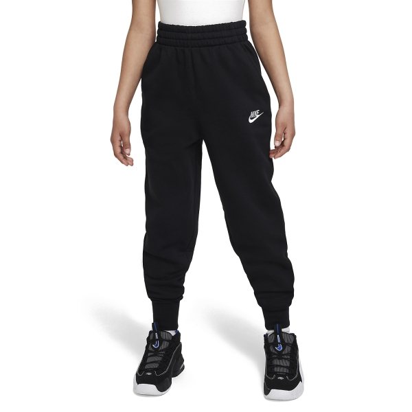 Nike Court Club Girl's Tennis Pants - Black/White