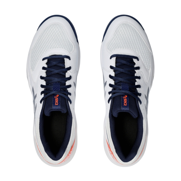 Asics Gel Dedicate 8 Men's Tennis Shoes - White/Blue Expanse