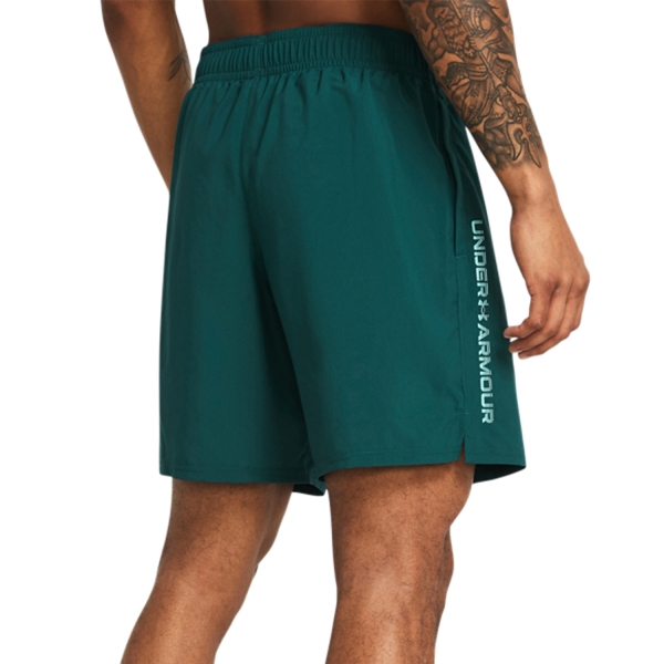 Under Armour Woven Split 9in Mens Tennis Shorts - Hydro Teal