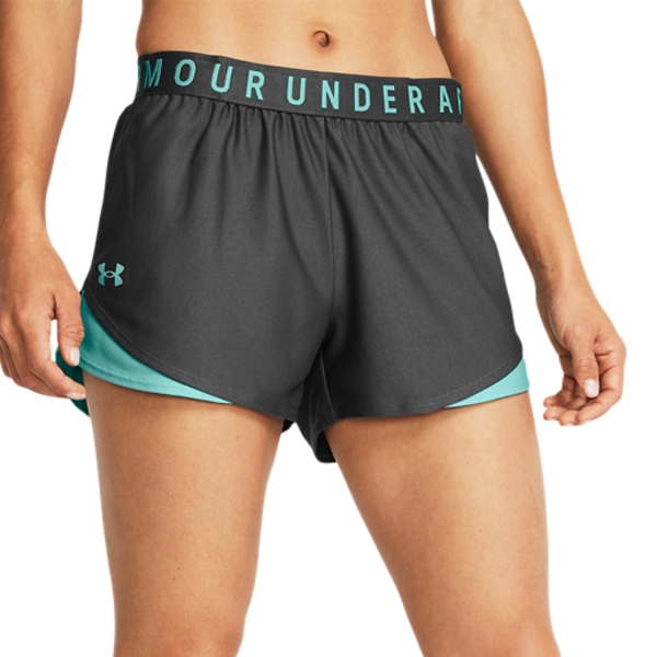 Faldas y Shorts Under Armour Play Up 3.0 3in Shorts  Castlerock/Radial Turquoise 13445520058