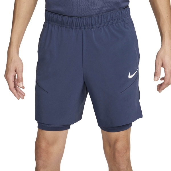 Pantaloncini Tennis Uomo Nike Court Slam 6.5in Pantaloncini  Thunder Blue/Ashen FD5284437